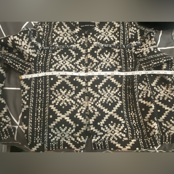Who What Wear Aztec Blazer Jacket size L - Picture 6 of 7